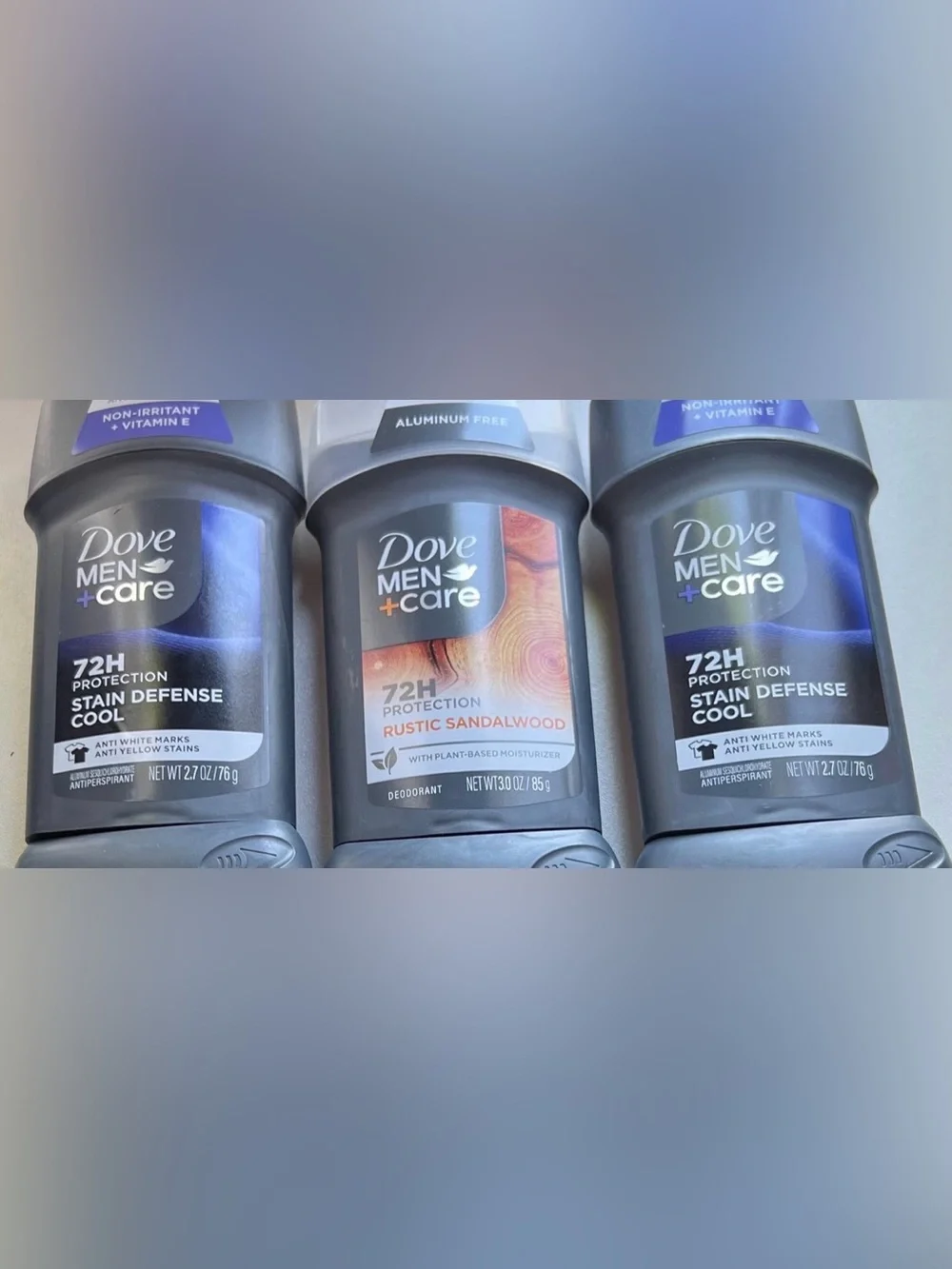 Axe Mens Antiperspirant X’s 4 + Dove Antiperspirant & Deodorant X’s 3 Total 7